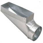 Register Boot, Center-End, 90 Deg, #202R, 10 x 4 x 6"