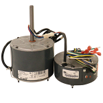 Condenser Motor, 1/2 HP, 240V, 2 Speed, 900/1150 RPM