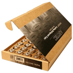 Novent Silver Universal Locking Caps, 1/4", 50 pk